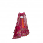 Womens Net Semi Stitched Lehenga choli