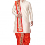 Sherwani Style Readymade Dhoti for Men