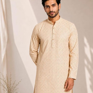 Men’s Premium Printed Kurta