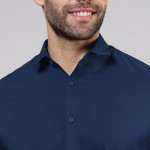 Cotton Plain Regular Fit Shirt for Men