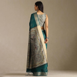 Womens Tussar Solid Saree