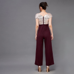Women's Keyhole Neck Regular Sleeve Regular Length Jumpsuit with Pockets
